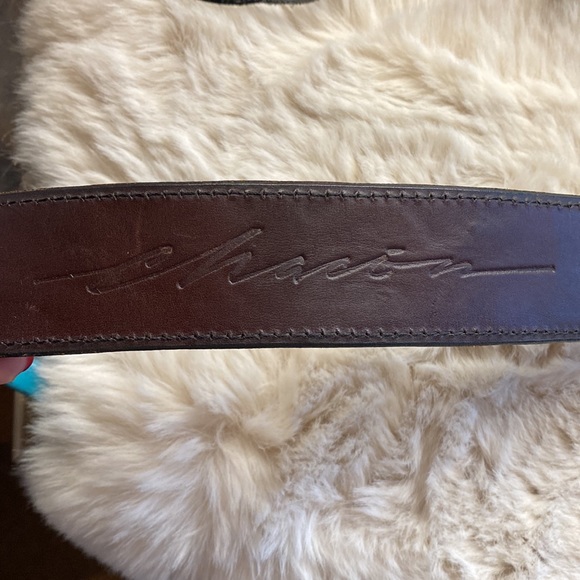 Signed Mona T. Van Riper Turquoise & Sterling Silver Belt Buckle & Leath… - Picture 16 of 17